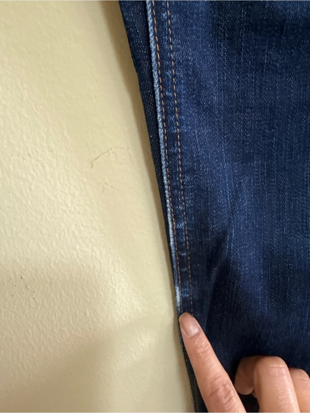 Vintage Dark Wash Matchstick Jeans